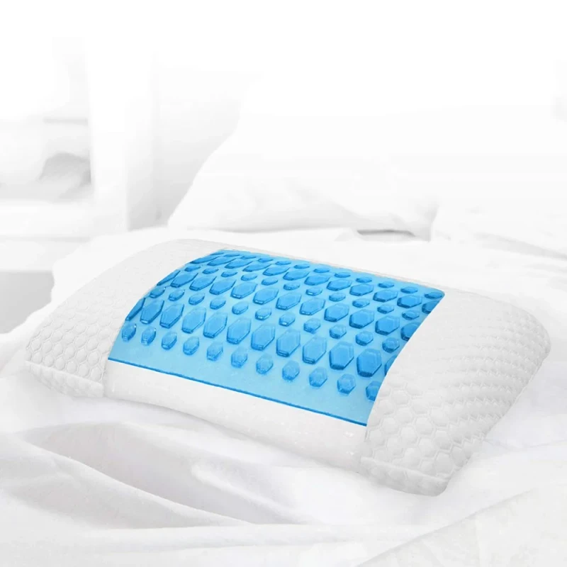 Soft-Viscoelastic-Neck-Contour-Cooling-Gel-Latex-Memory-Foam-Pillow