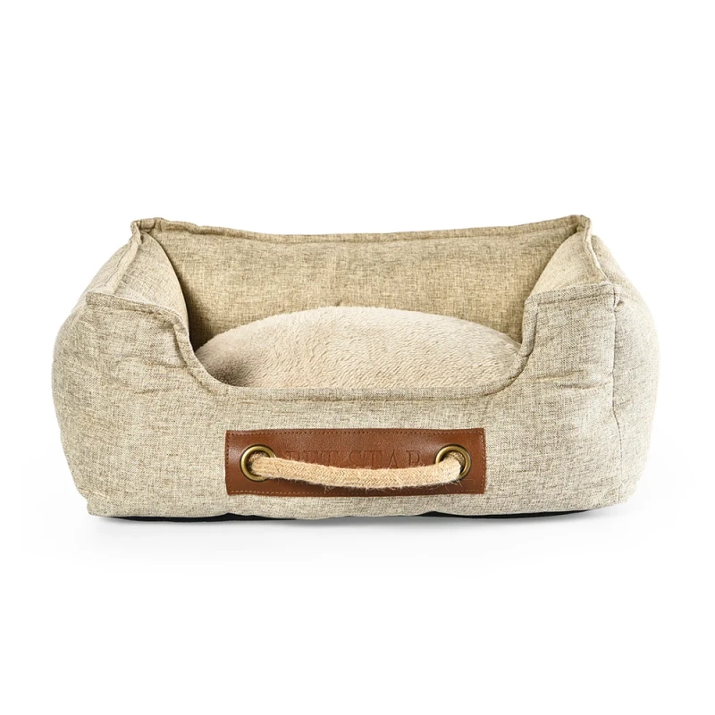 Soft-Warm-Machine-Washable-Removable-Cushion-Orthopedic-Imitation-Linen-Fabric-Pet-Dog-Bed