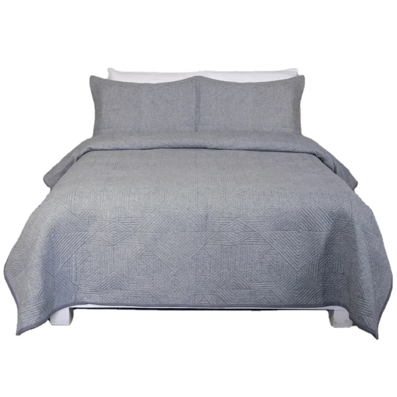 Soft-and-Breathable-100-Polyester-Thin-Quilted-Home-Bedspread-Summer-Quilt