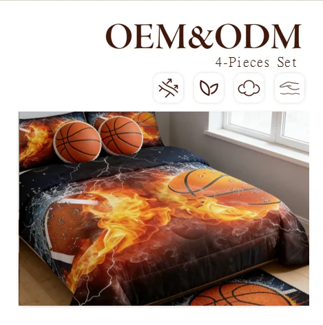 Soft-and-Warm-Winter-Woven-Microfiber-Polyester-Quilted-Comforter-Set-with-3D-Digital-Football-Basketball-Sport-Printing