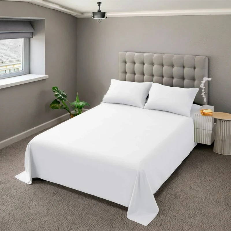 Soild-Customized-Size-Hotel-White-Cotton-Flat-Sheet-Sets-Cotton-Bedsheet-Flat-Sheet-White-Cotton-Flat-Sheet-Fitted-Sheet