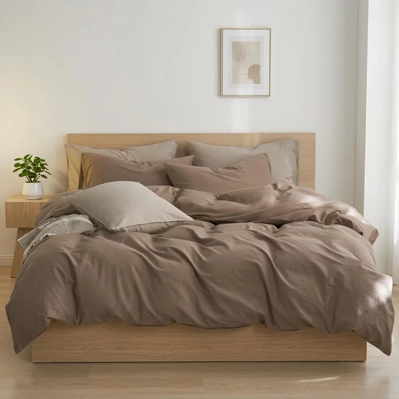Solid-Brown-Color-Duvet-Cover-Bedding-Set-Luxury-Cotton-Duvet-Cover-Set-Duvet-Cover-Bedding-Set-100-Washed-Cotton