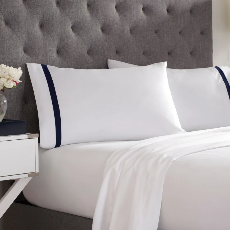Solid-Color-100-Cotton-New-Design-200TC-Pillow-Covers-King-Size-Brushed-Microfiber-Pillow-Cases