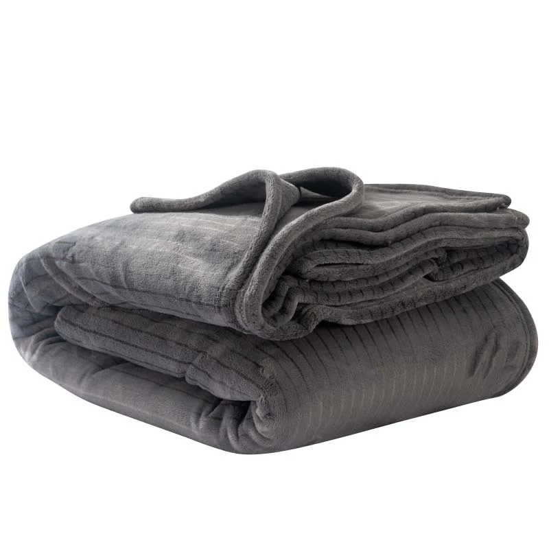 Solid-Color-Double-Sided-Premium-Quality-Eco-Friendly-100-Polyester-Woven-Raschel-Customizable-All-Season-Bed-Blanket-Thickened