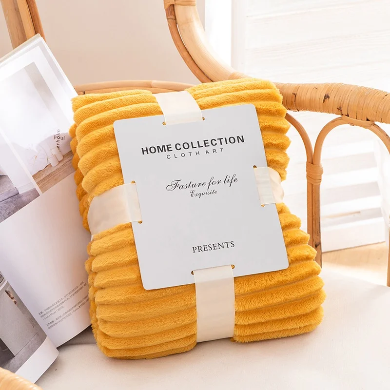 Solid-Color-Striped-Flannel-Raschel-Throw-Blanket-Winter-Magic-Fleece-Nap-for-Leisure-Custom-Size-Sofa-Air-Conditioning