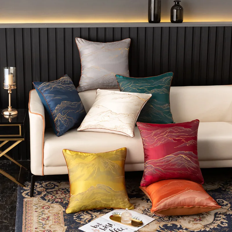 Solid-Color-Woven-Modern-Jacquard-Square-Home-Sofa-Bed-Head-Pillows-with-Anti-Dust-Mite-Feature