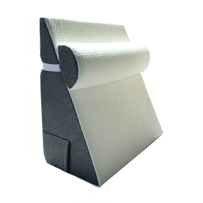 Solid-Pattern-Compressed-Orthopedic-Memory-Foam-Wedge-Pillow-Headrest-Custom-Logo-Option-Body-Cervical-Support-Bed-Reading