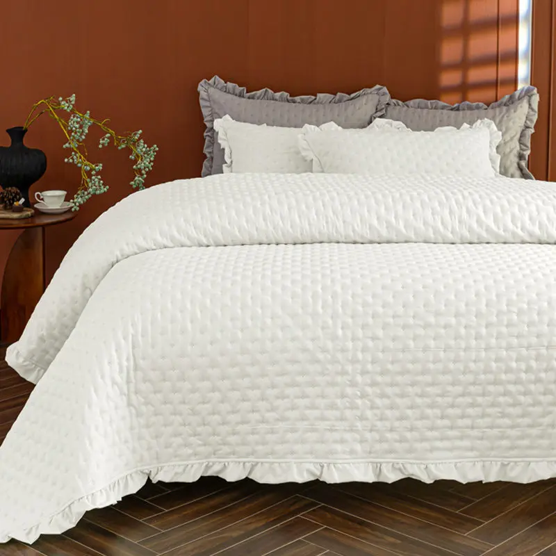 Solid-Quilted-3-Piece-Lightweight-Microfiber-Polyester-Bedspread-Bedding-Set