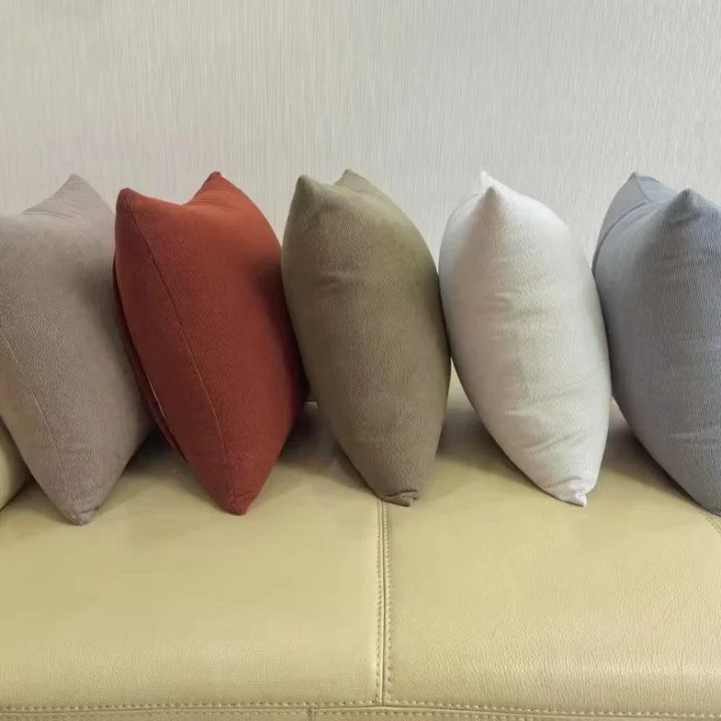 Solid-Slub-Chenille-Home-Decor-Throw-Pillow-Comfortable-Body-Pillow-for-Sofa-Bed-Car-Seat-Reading-Bed-Rest