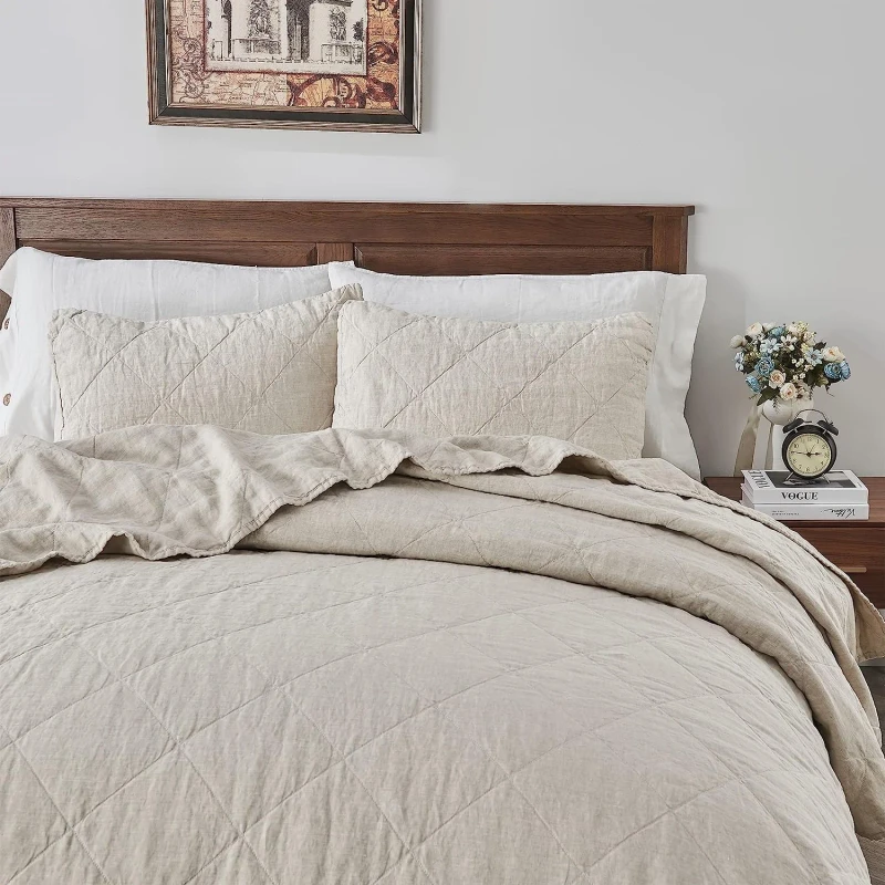 Solid-Super-Soft-Bed-Covers-Summer-Quilt-Lightweight-Linen-Bedspread-Modern-Style-Quilt-Coverlet-for-All-Season