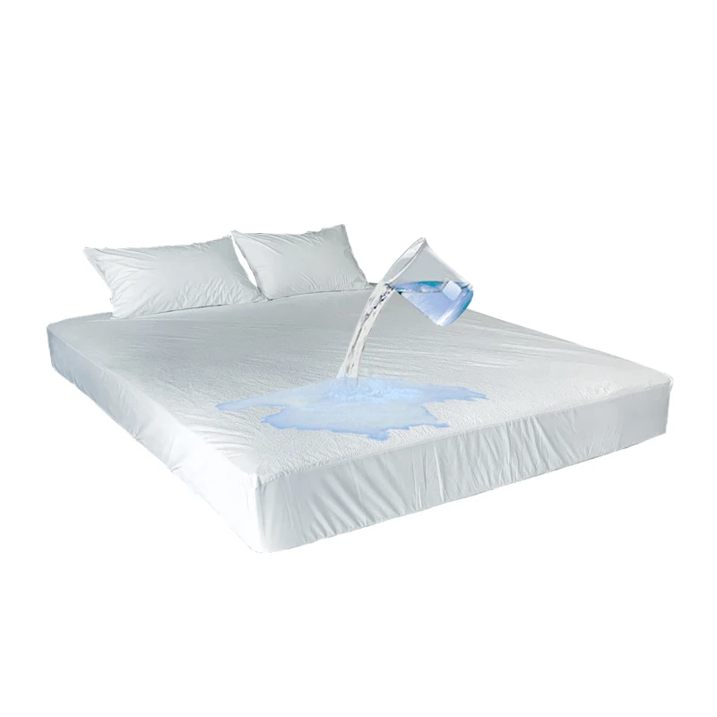 Solid-Terry-Waterproof-Mattress-Protector-for-Portable-Crib-Mattress