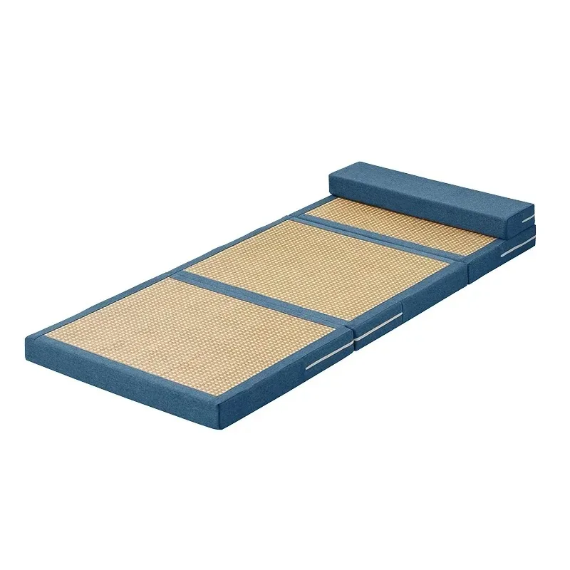 Sponge-Foldable-Rattan-Mat-Ice-Silk-Cooling-Mat-Multifunctional-Folding-Mattress-Floor-Sleeping-Pad-Office-Nap-Ma