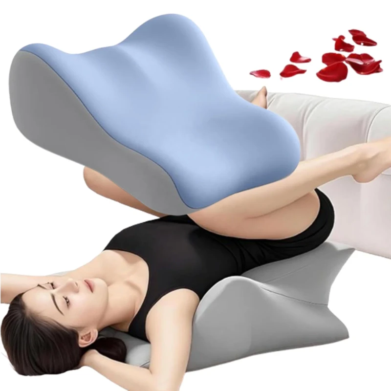 Sponge-Memory-Foam-Pillow-for-Home-Hotel-Body-Support-Prone-Reading-Bed-Sleeping-Knitted-Technique-Lying-Nursing-Couple-Use