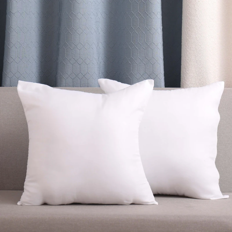 Square-Lightweight-Pillow-Insert-Made-Polyester-Fibre-Thickened-Non-Woven-Fabric-Brushed-Finish-Removable-Washable-Modern
