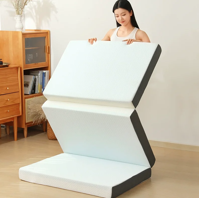 Square-Woven-Foldable-Memory-Foam-Mattress-Multi-Piece-Design-Thick-Non-Collapsing-Soft-Lightweight-for-Home-Multi-Scene