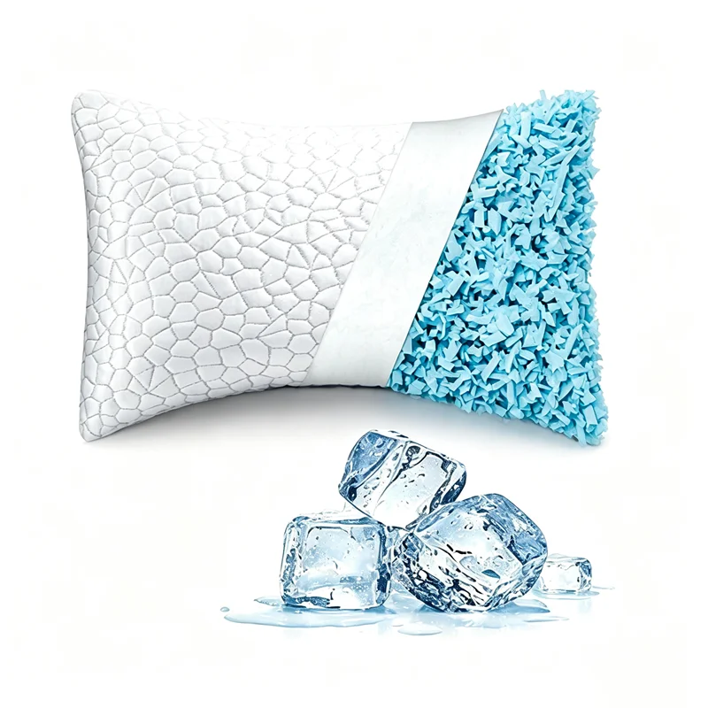 Standard-OEKO-TEX-Double-Side-Cold-Touch-Memory-Foam-Filling-Cooling-Bed-Pillow-With-Ice-Cooling-Cover