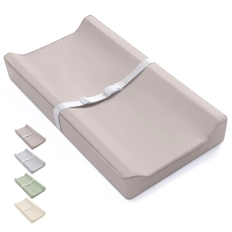 Standard-Size-Cozy-Diaper-Changing-Pad-for-Dresser-Vegan-Leather-Baby-Changing-Pad-with-Waterproof-Wipe-Clean-PU-Cover