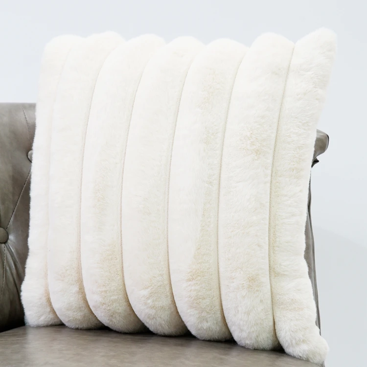 Stripe-Rabbit-Fur-Indoor-Throw-Pillows-Cushion-Cover-For-Home-Decor