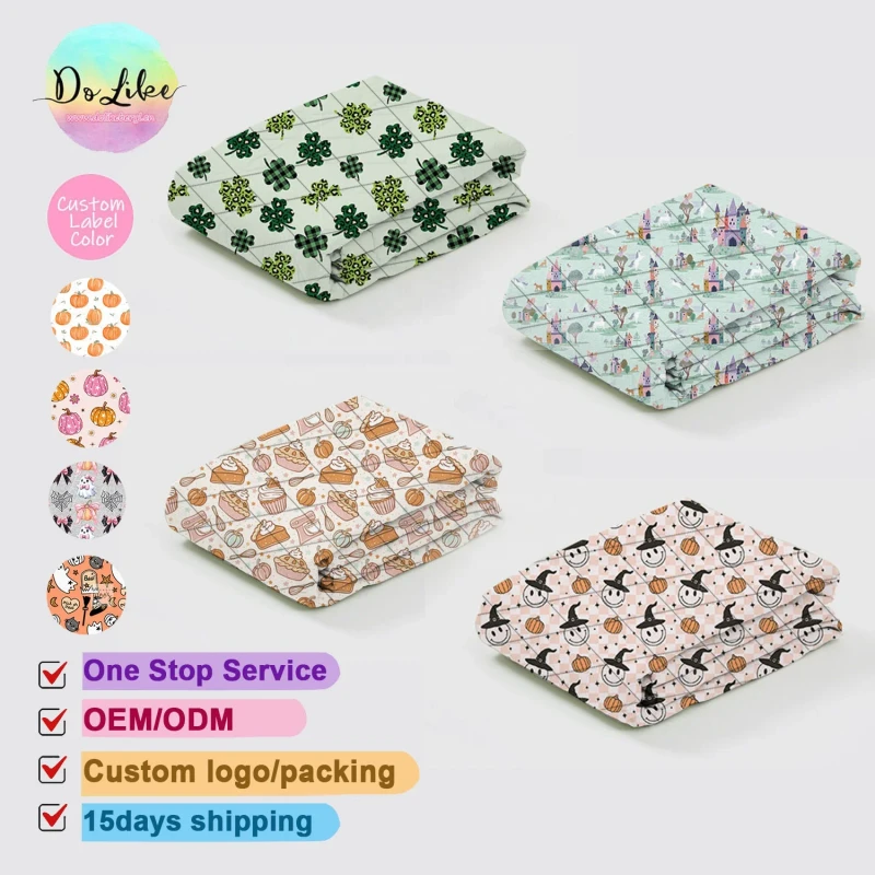 Sublimation-Bedding-Quilt-Plush-Bundle-Knitted-Bamboo-Spandex-Skin-Friendly-Stretchy-Quilted-Blanket