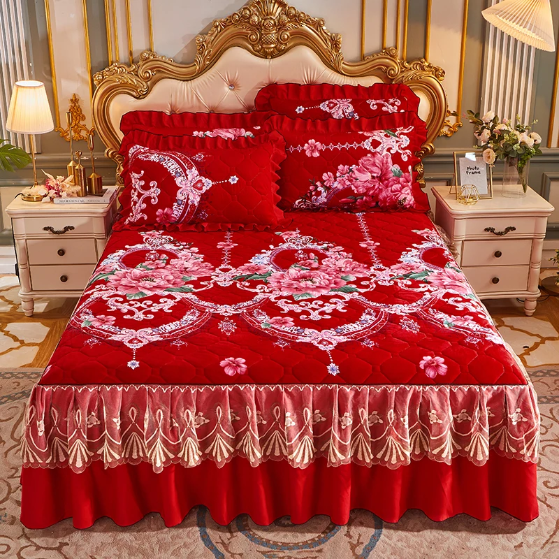 Summer-Annes-Floral-Quilted-Crystal-Velvet-Bed-Skirt-Set