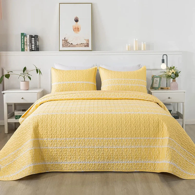 Summer-Bed-Cover-Set-Quilted-Polyester-Bedding-Set