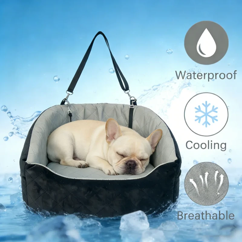 Summer-Ice-Silk-Cool-Feeling-Waterproof-Dog-Booster-Seat-Pet-Car-Seat-Cover-for-Dogs-Cats-Comfortable-Pet-Booster-Seat