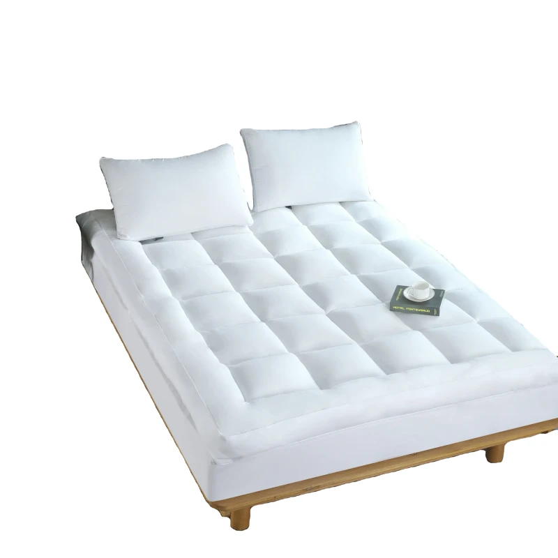 Super-14-Height-Mattress-Topper-Microfiber-OEM-Extra-14cm-Thick-New-Products-Pillow-Tops-With-Skirt