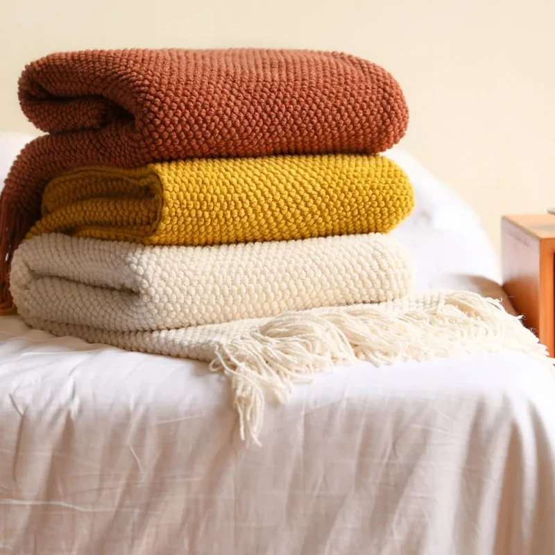 Super-Cozy-and-Comfortable-Solid-Color-Knitted-Throw-Blanket-for-Winter-Home-Decoration-Sofa-and-Travel-Blanket
