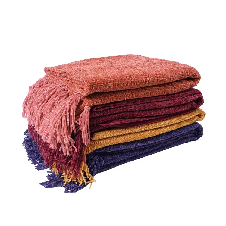 Super-Soft-Blanket-Decoration-Woven-Jacquard-Throw-Soft-Fluffy-Chenille-Throw-Blanket-Sofa-Throw