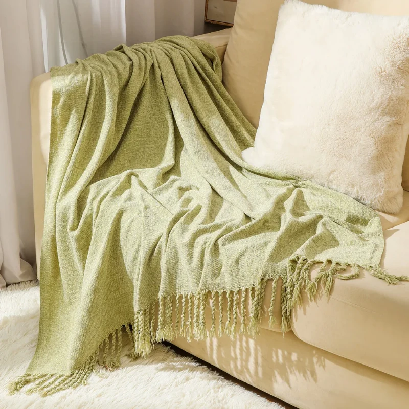 Super-Soft-Chenille-Throw-Blanket-with-Elegant-Fringe-Cozy-Blanket-for-Sofa-Bed-Living-Room-OEM-Accepted