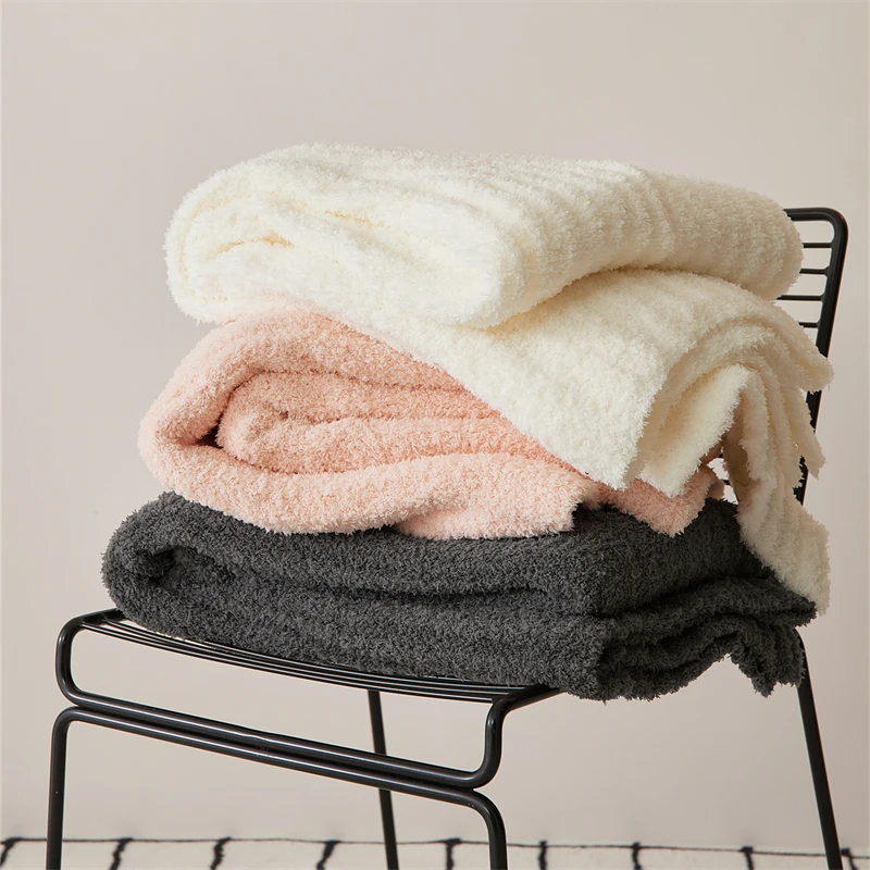 Super-Soft-Luxury-100-Microfiber-Ribbed-Plain-Knit-Throw-Blanket-for-Adult