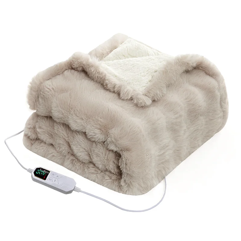 Super-Soft-Luxury-Winter-Heated-Bubble-Electric-Blanket-for-Bed