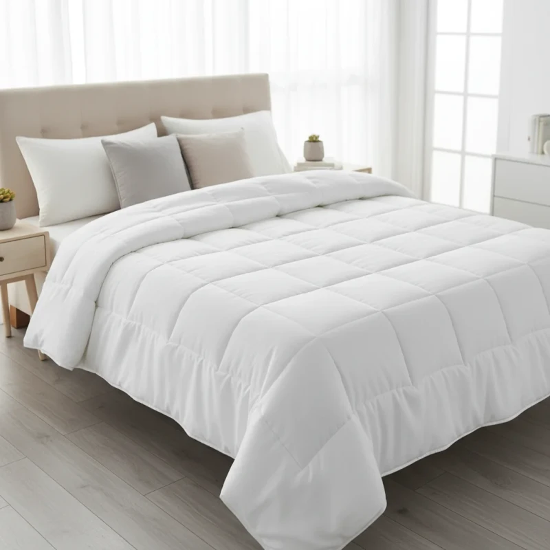 Super-Soft-Microfiber-Down-Solid-Polyester-Fiber-Filling-Duvet