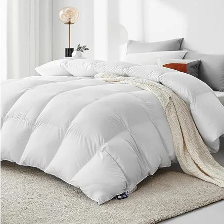 Super-Soft-RDS-OEKO-100-Cotton-Downproof-Fabric-Fluffy-80-White-Goose-Feather-20-Goose-Down-Comforter-Duvet