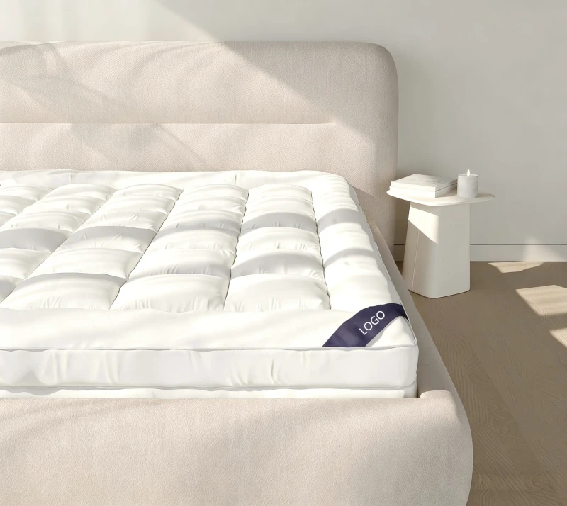 Super-Soft-Thick-Comfortable-Queen-King-Size-Cotton-Microfiber-Washable-Quilted-Folding-Mat-Hotel-Mattress-Topper