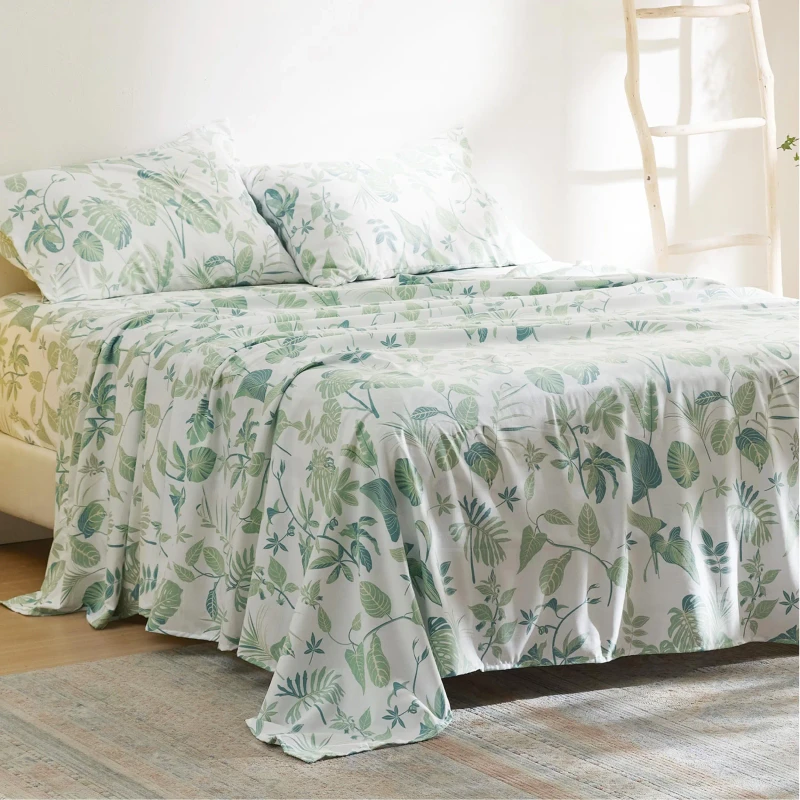 Super-Soft-and-Comfortable-Luxury-Bedding-Sets-Tropical-Plant-Print-Deep-Pocket-Custom-Bedding-Set