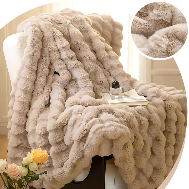 Super-Warm-Winter-Rabbit-Faux-Fur-Blankets-Ultra-Soft-Cozy-Customizable-Size-Modern-Style-for-Sofa-and-Double-Bed-Use