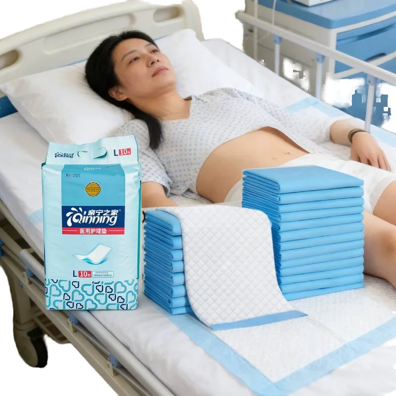 Super-absorbent-3-Ply-Non-Woven-Fabric-Disposable-OEM-Pads-Breathable-Incontinence-Mattress-Protectors-Waterproof-Replacement