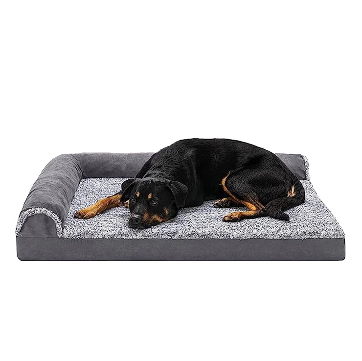 Supplier-Heavy-Duty-Large-Plush-Rectangle-Dog-Bed-Multi-Size-Pet-Bed-XL-XXL-3XL-Orthopedic-Dog-Cot-with-Pillow