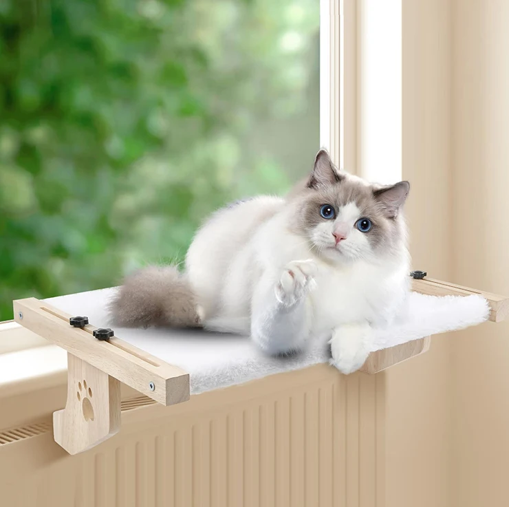 Suppliers-Small-Window-Install-Pet-Cat-Hammock-4-Seasons-Comfortable-Warm-Solid-Wood-White-Plush-Rectangle-Cat-Hanging-Bed