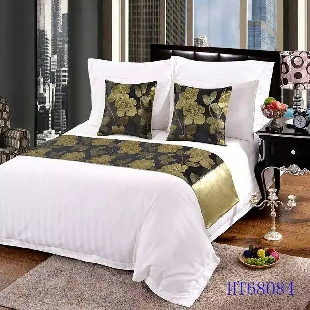 Support-Samples-Bed-Linen-for-Hotels-Poly-Jacquard-Hotel-Bed-Runner-Luxury-Bed-Scarf