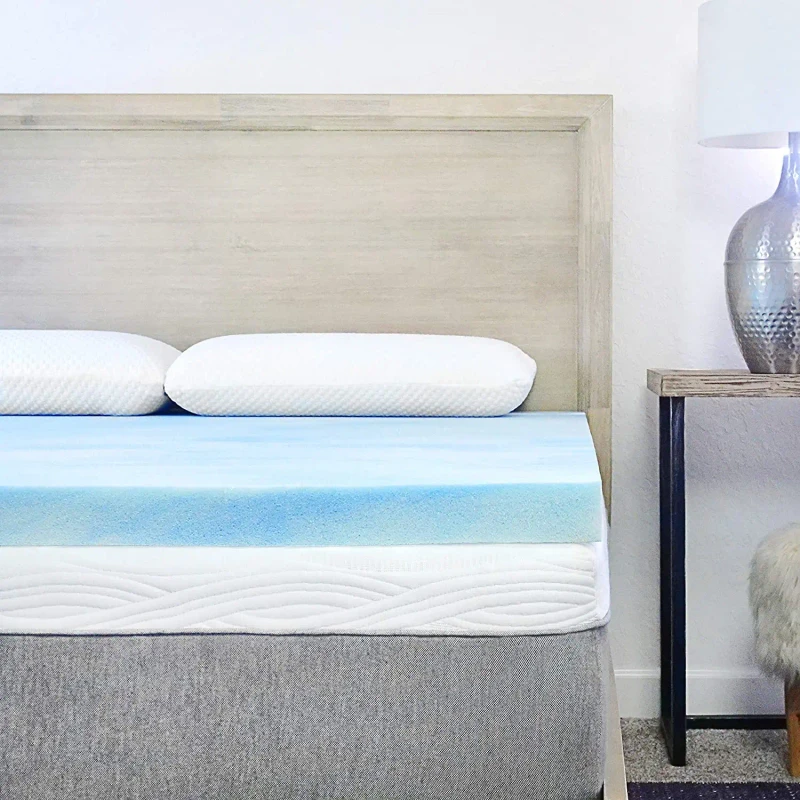 Sure2Sleep-Gel-Swirl-Memory-Foam-Mattress-Topper
