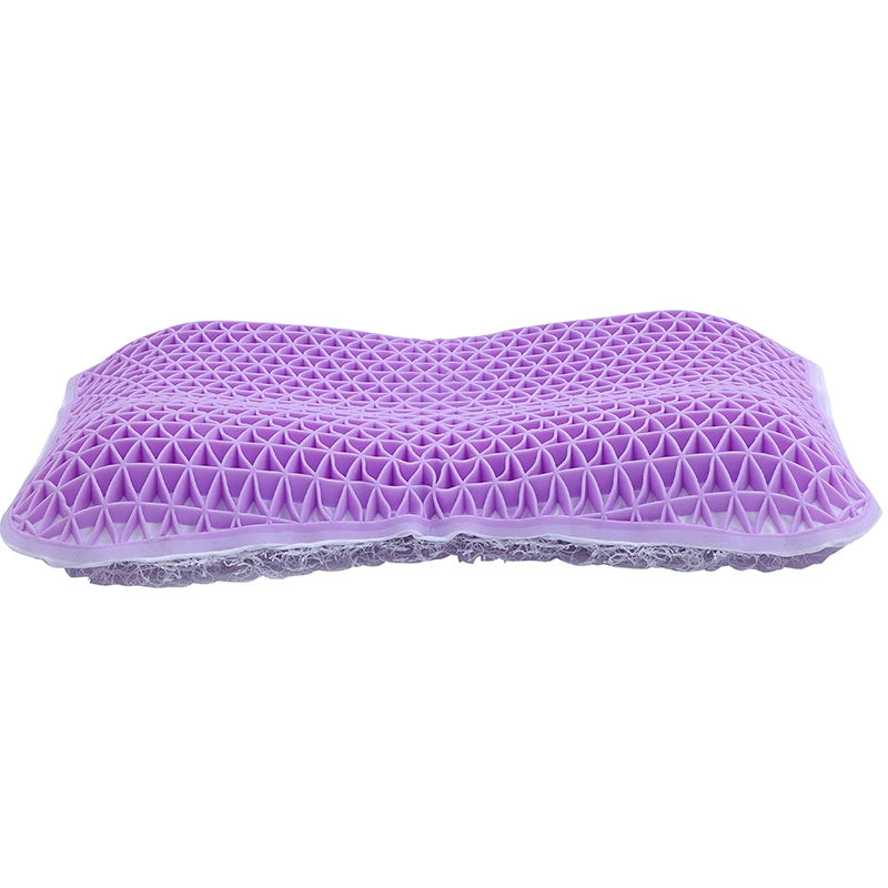 TPE-Gel-Honeycomb-Neck-Pillow-Pressure-Less-Breathable-Function-Pillows-Positioners