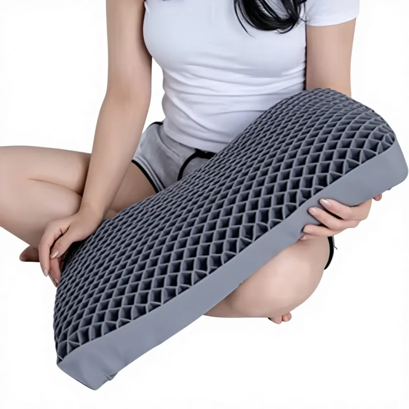 TPE-Memory-Foam-Flat-Pillow-Neck-Support-Breathable-Waterproof-Custom-Size-Kids-Adults-Factory