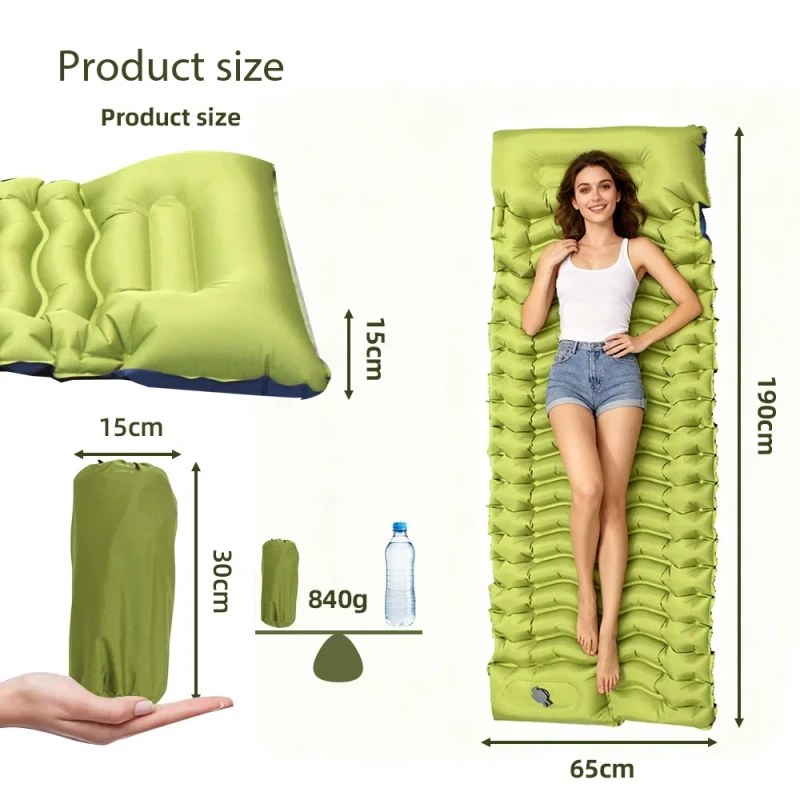 TPU-Inflatable-Camping-Mattress-Outdoor-Self-Inflating-Double-Camping-Mattress-Foot-Pump-Lightweight-Camping-Mattress