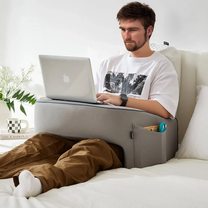 Tablet-Portable-Desk-Couch-Cup-Holder-Lap-Arm-Rest-Gaming-Pillow-Soft-on-Lap-Pillow-Desk-Reading-Pillow-With-Arm-Rest-for-Bed-1