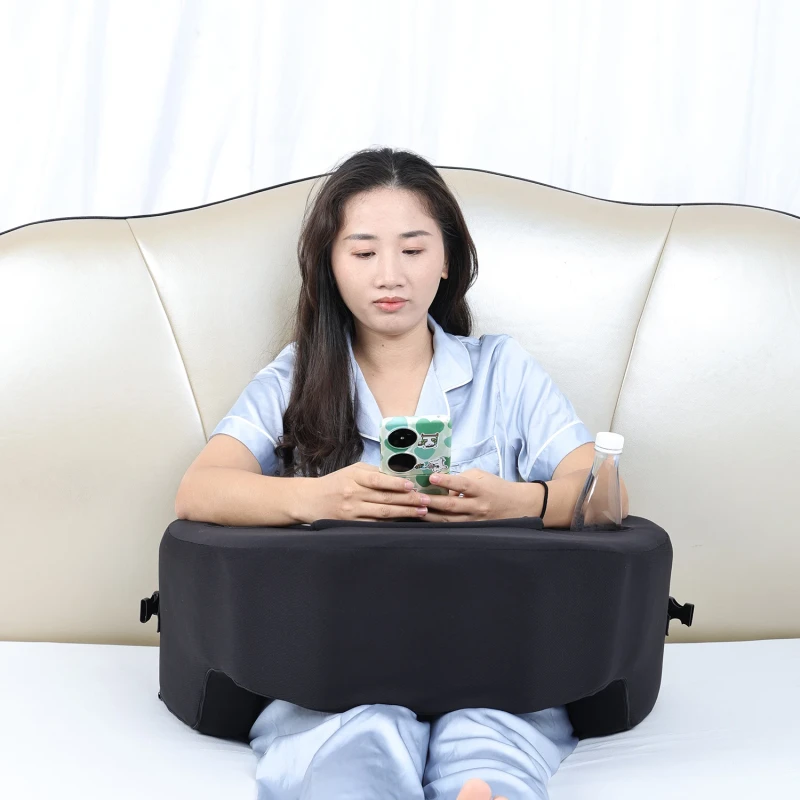 Tablet-Portable-Desk-Couch-Cup-Holder-Lap-Arm-Rest-Gaming-Pillow-Soft-on-Lap-Pillow-Desk-Reading-Pillow-With-Arm-Rest-for-Bed