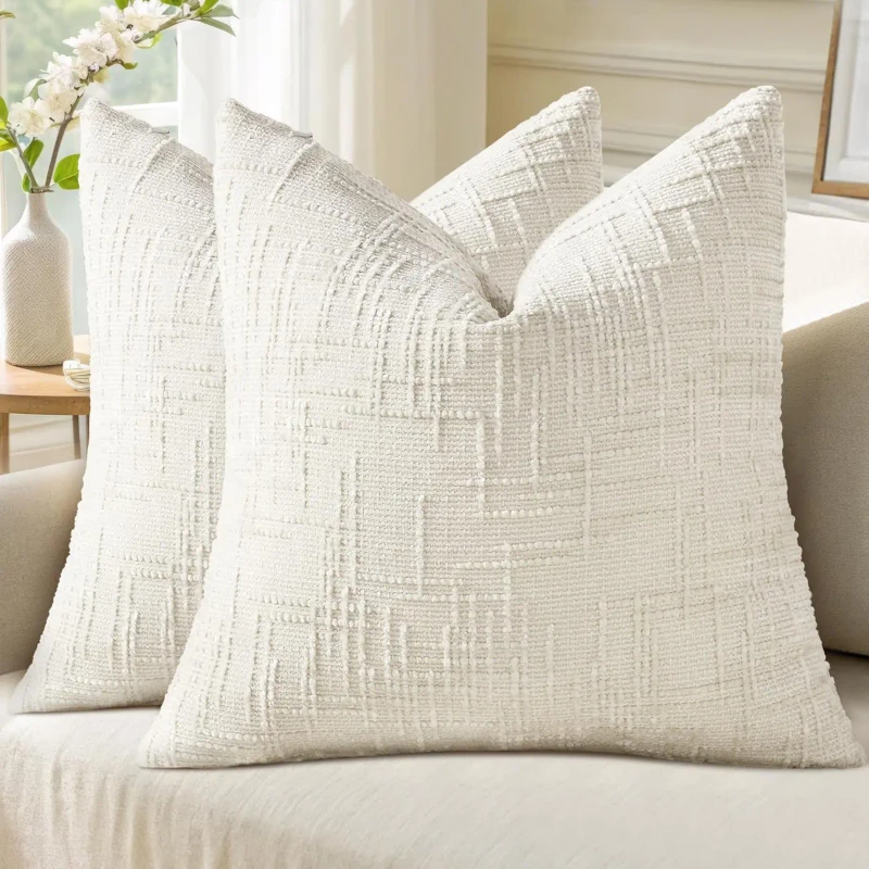 Teal-Chenille-Throw-Pillow-Covers-20-X-20-Textured-Soft-Cozy-Slubby-Couch-Pillow-Covers-for-Bed-Sofa-Living-Room