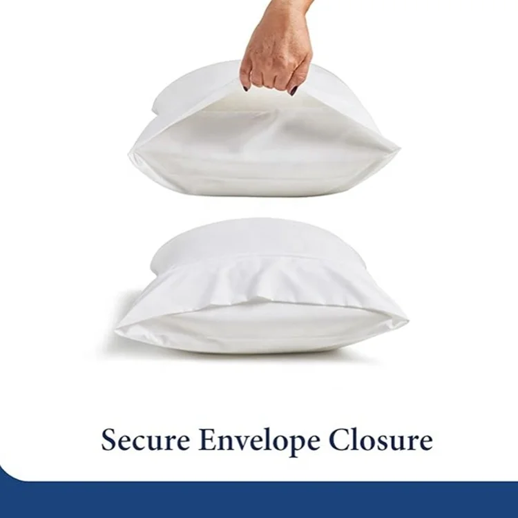 Tencel-Pillow-Covers-2-Pack-Ultra-Soft-Breathable-Bedding-Pillowcases-Various-Sizes