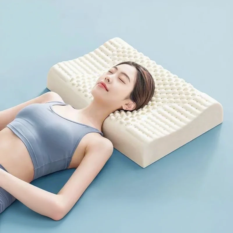 Thailand-Latex-Neck-Pillow-Rubber-Cervical-Single-Person-Pillow-Sleep-Home-Core-Manufacturer